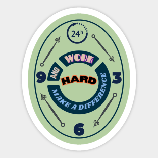 HardWork Sticker